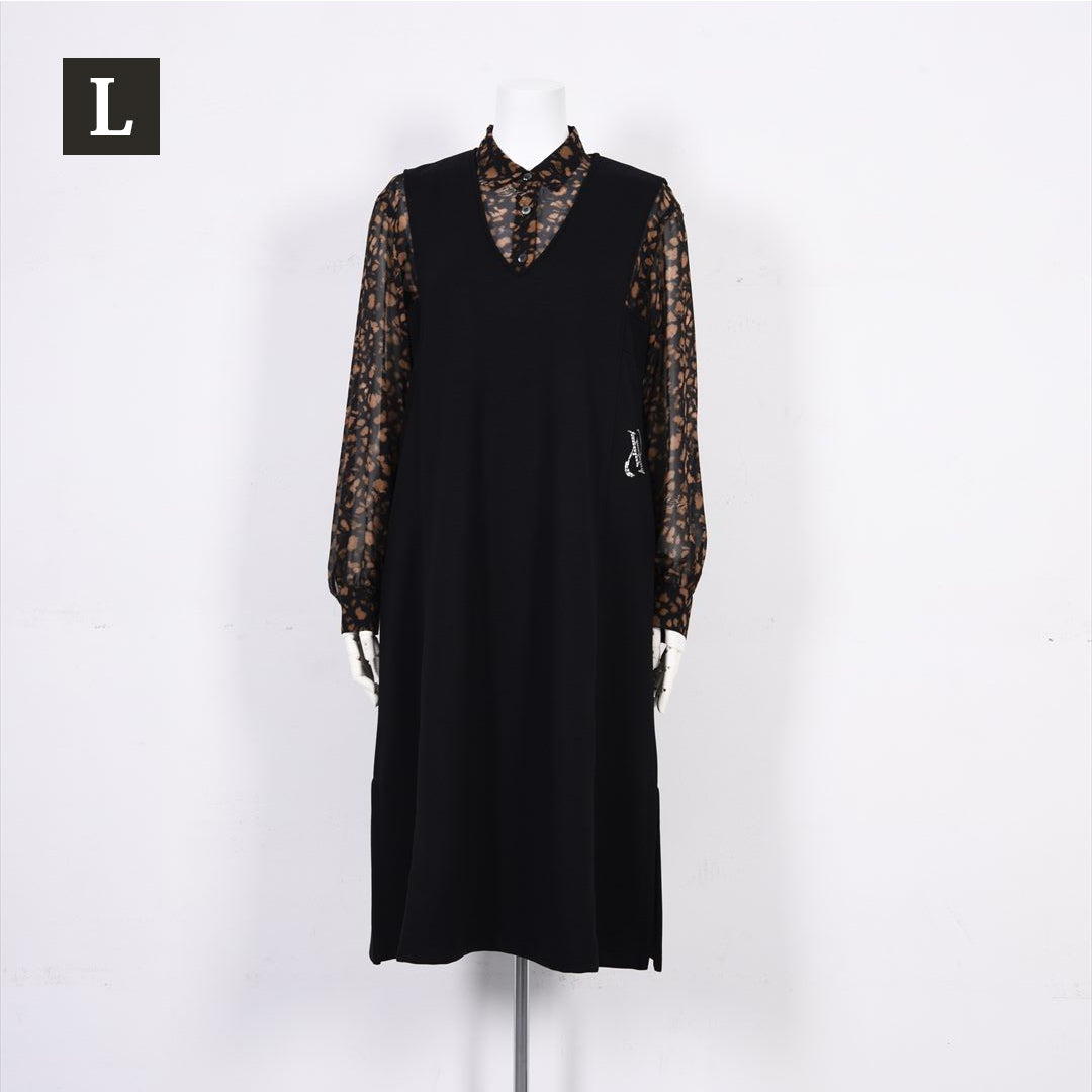 【Lサイズ】【ビューティポンチ】 ストレッチワンピース　VALENZA　5559602