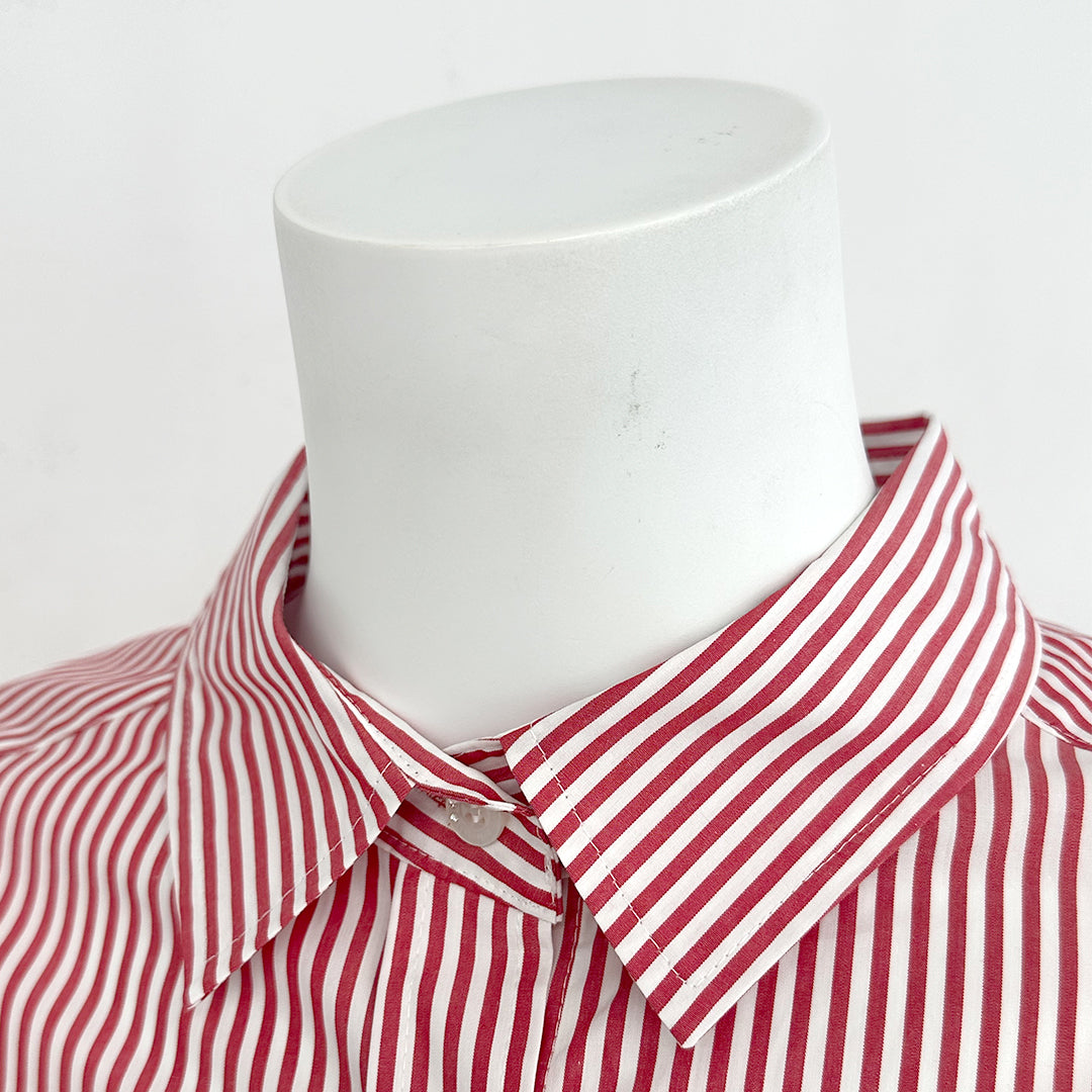 ストライプ　シャツブラウス　VALENZA　5151500