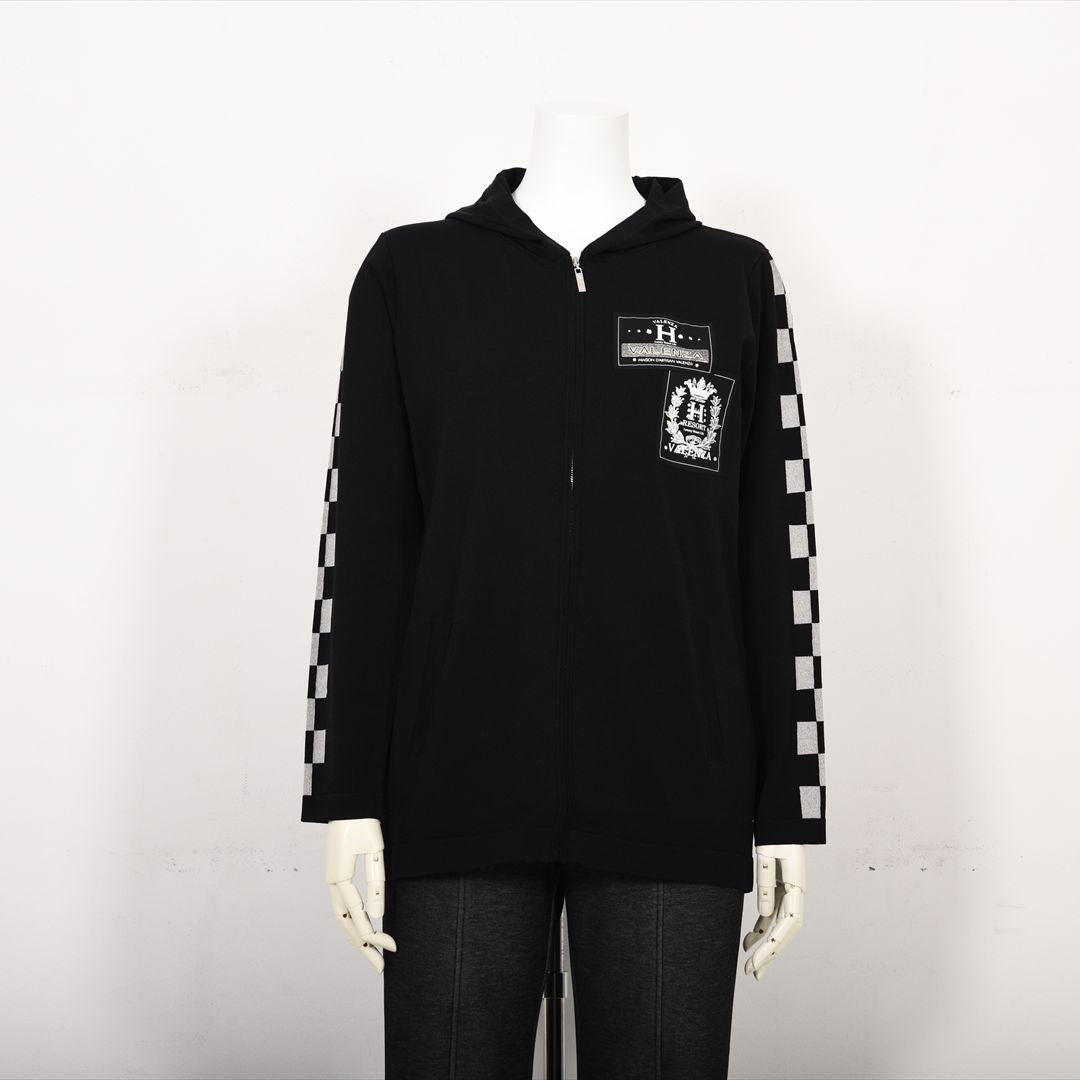 ブロックチェック フルジップパーカー　VALENZA home　5353300