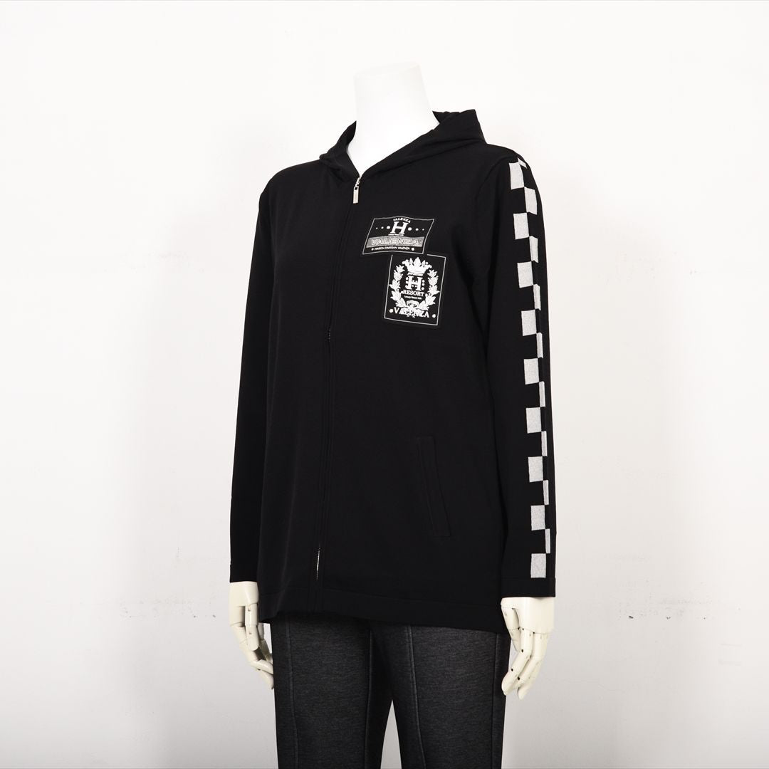 ブロックチェック フルジップパーカー　VALENZA home　5353300