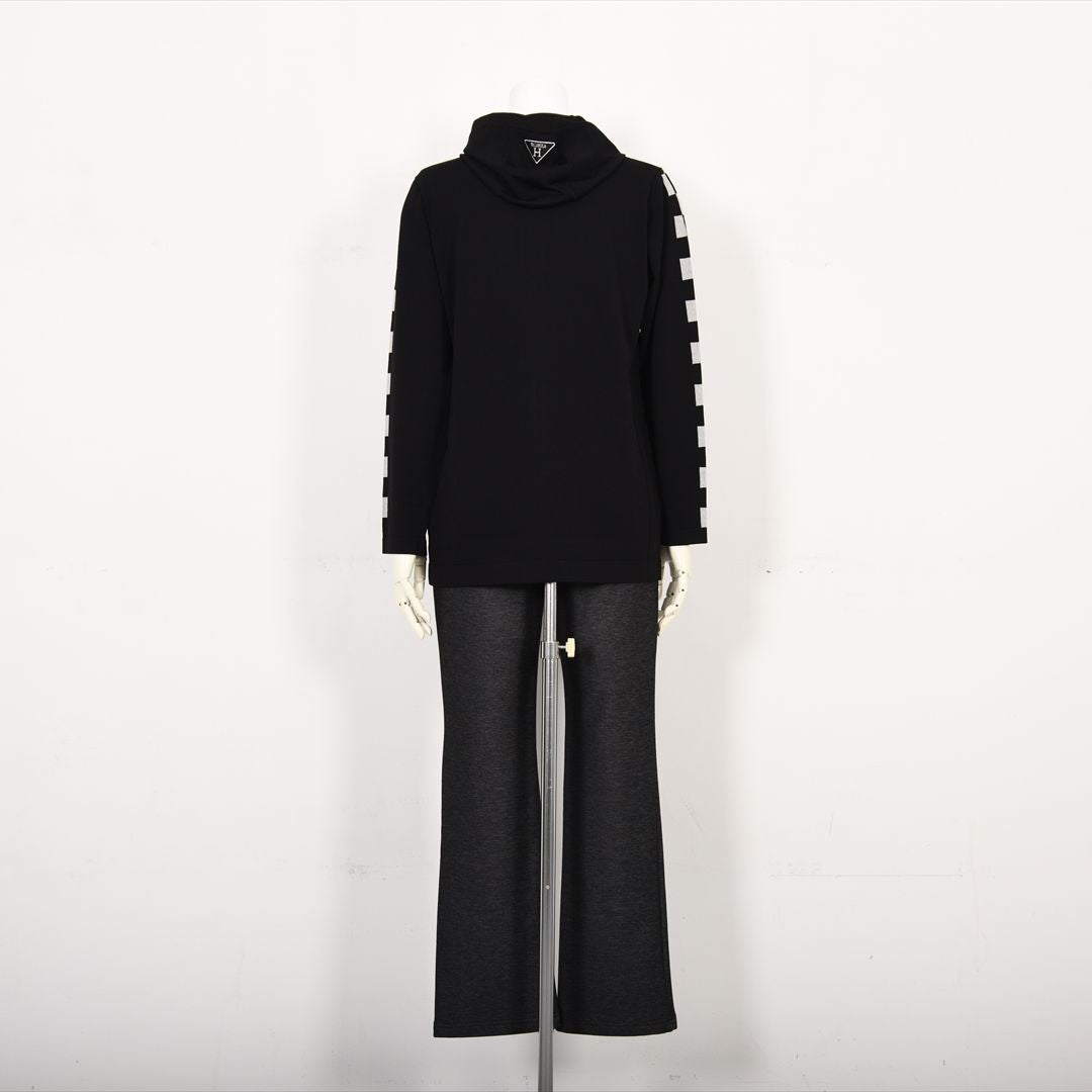 ブロックチェック フルジップパーカー　VALENZA home　5353300