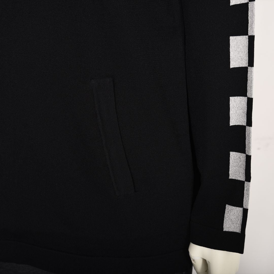 ブロックチェック フルジップパーカー　VALENZA home　5353300