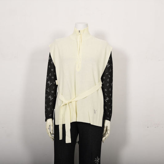 ハーフジップ　ニットベスト　VALENZA　5153601