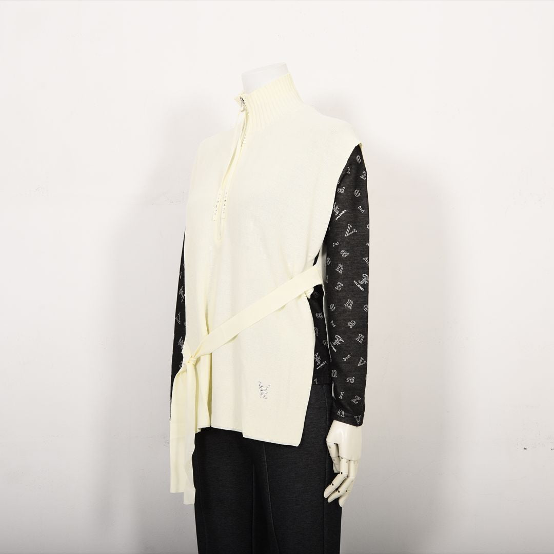 ハーフジップ　ニットベスト　VALENZA　5153601