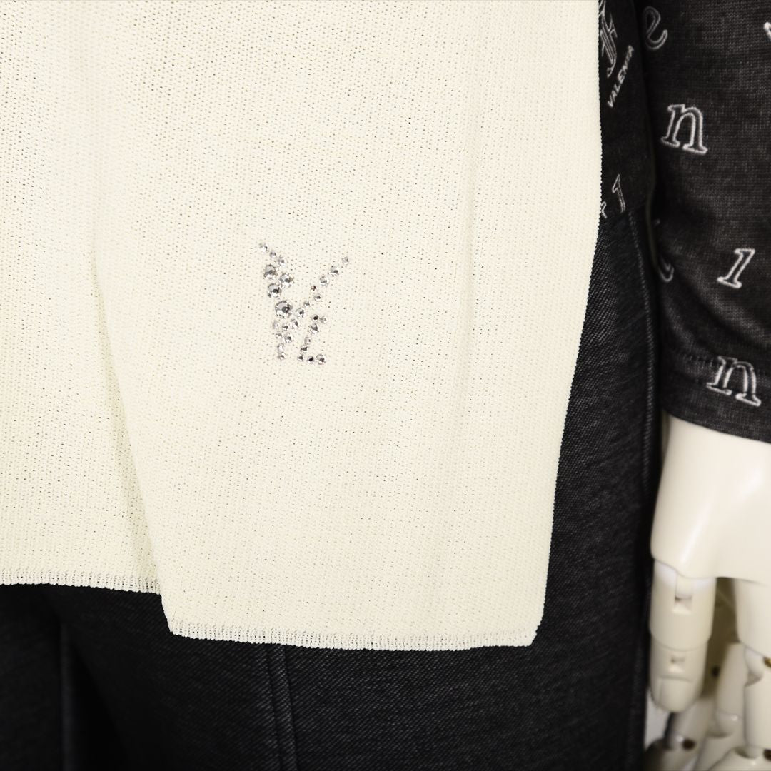 ハーフジップ　ニットベスト　VALENZA　5153601