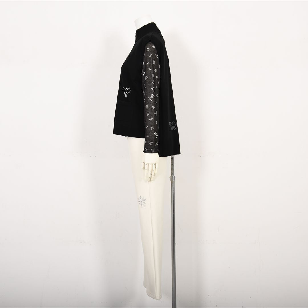 【Lサイズ】フルジップ　ニットベスト　VALENZA　5553600