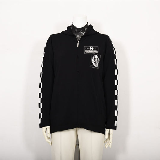 ブロックチェック フルジップパーカー　VALENZA home　5353300