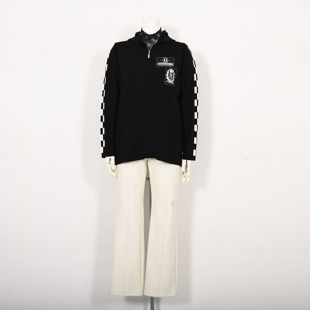 ブロックチェック フルジップパーカー　VALENZA home　5353300