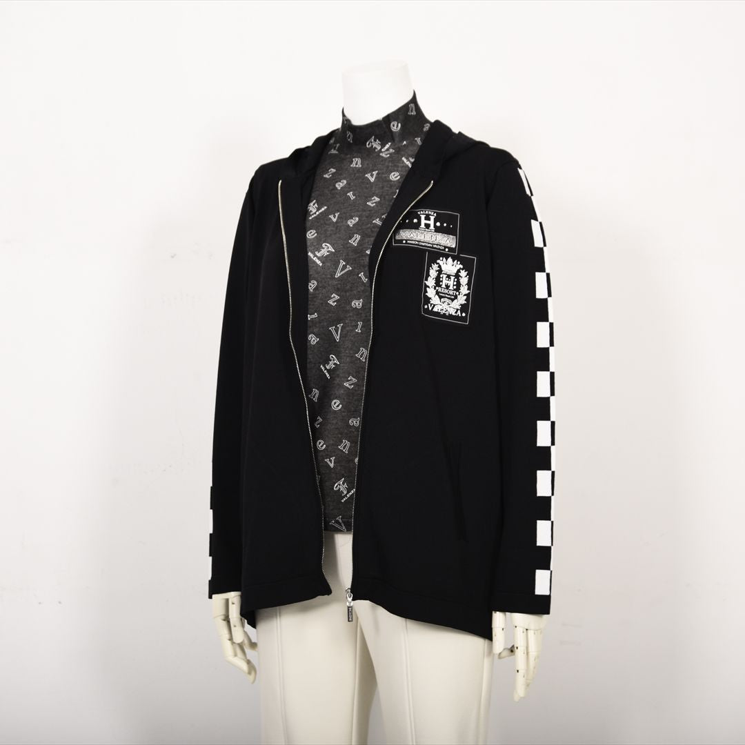 ブロックチェック フルジップパーカー　VALENZA home　5353300