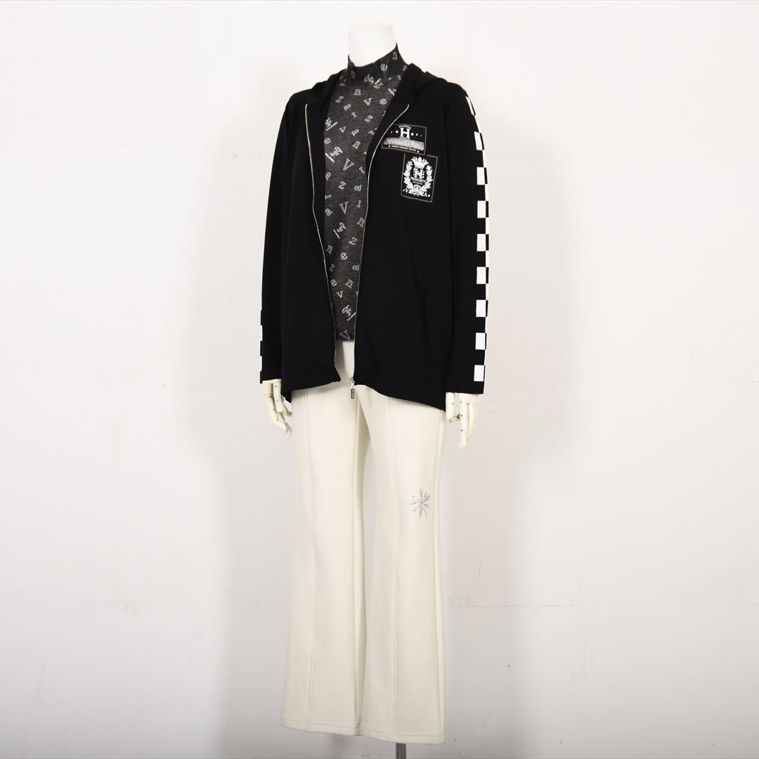 ブロックチェック フルジップパーカー　VALENZA home　5353300