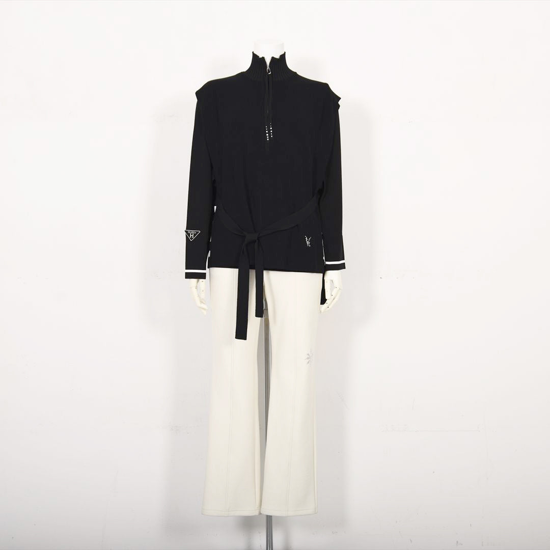 ハーフジップ　ニットベスト　VALENZA　5153601