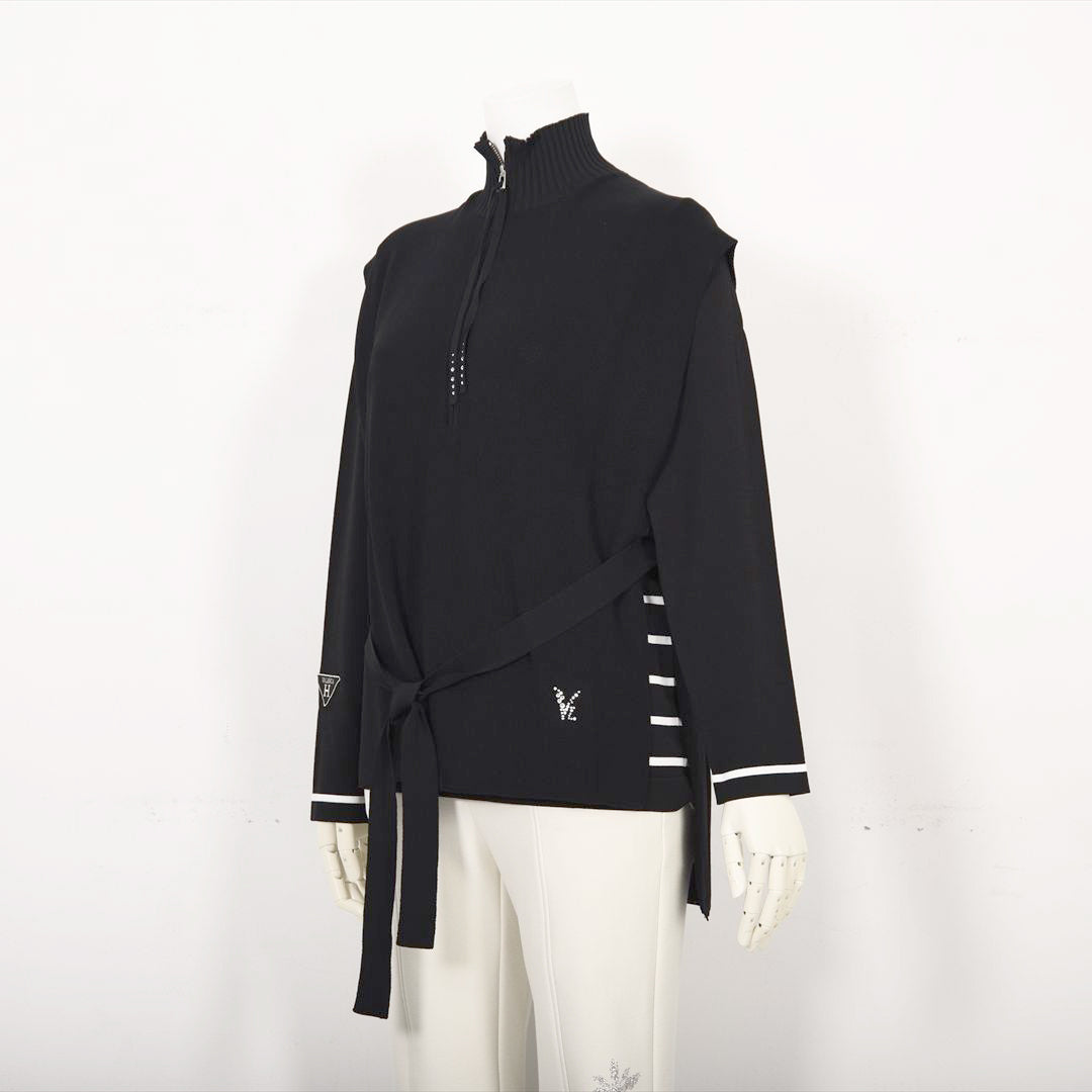 ハーフジップ　ニットベスト　VALENZA　5153601