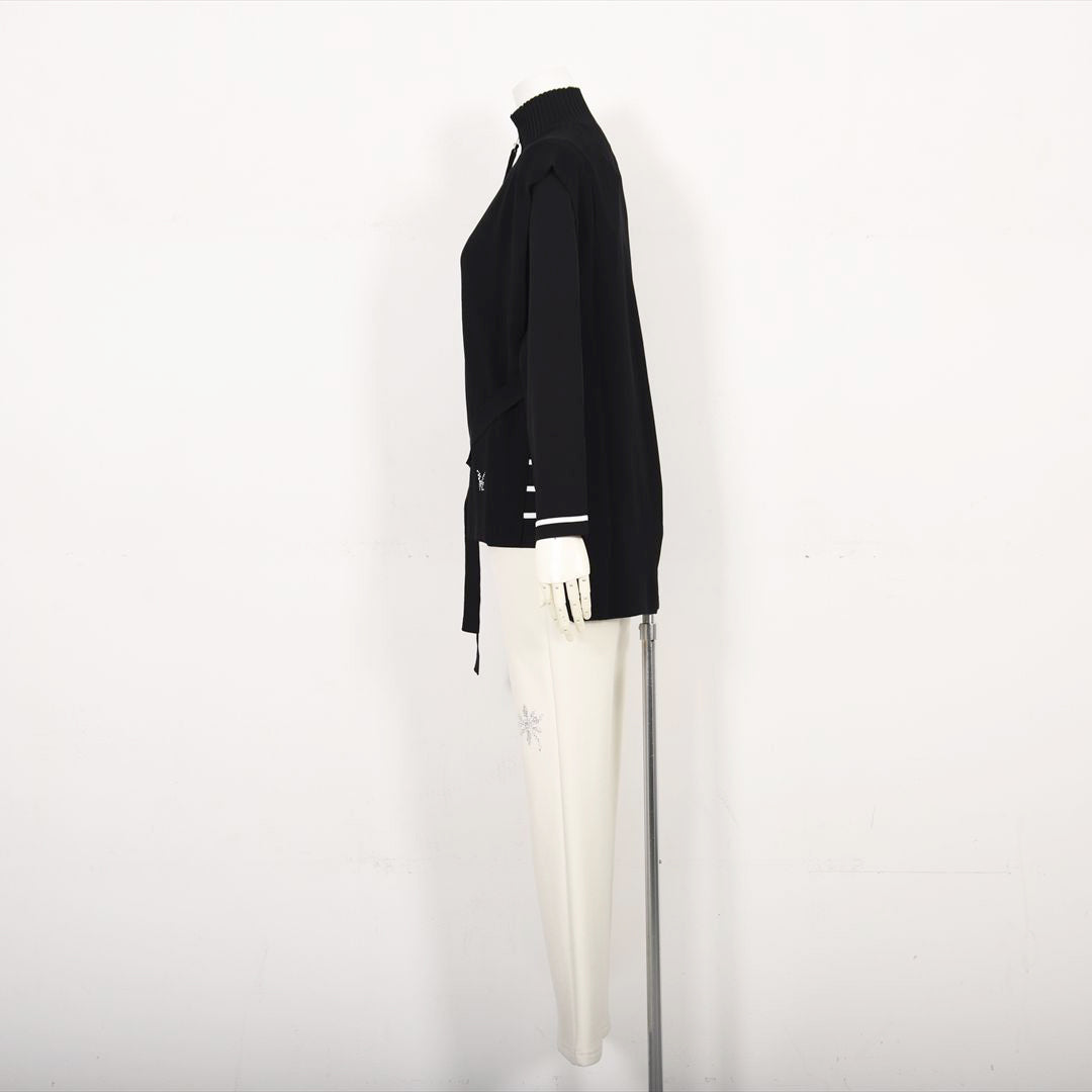 ハーフジップ　ニットベスト　VALENZA　5153601