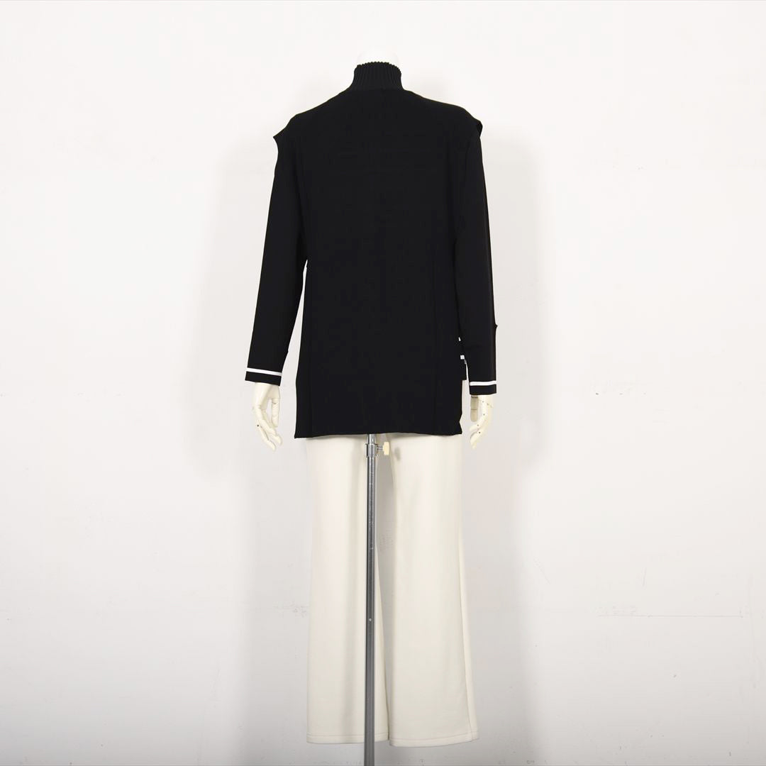 ハーフジップ　ニットベスト　VALENZA　5153601