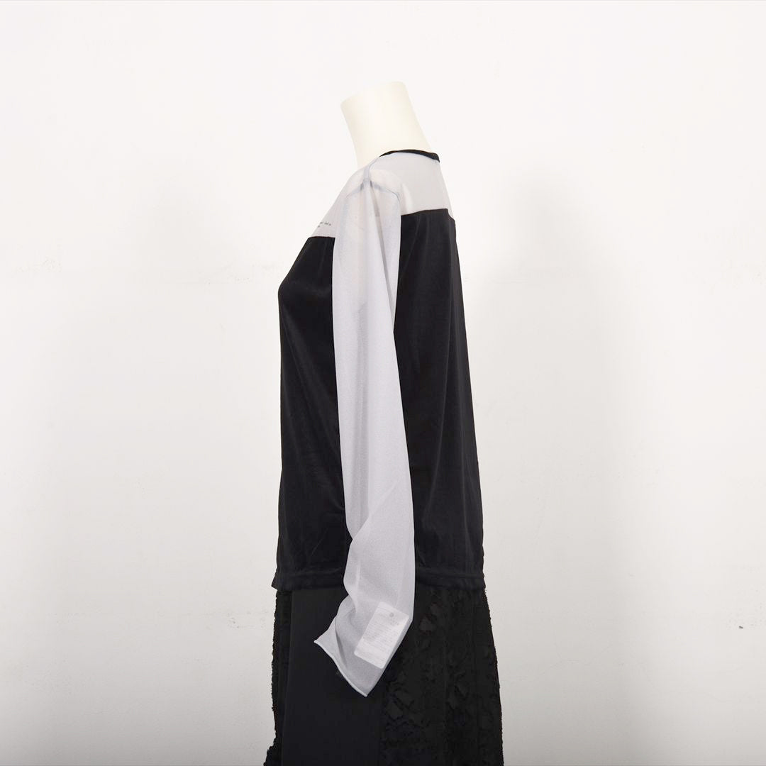 シアーベロア　切り替えカットソー　B DONNA　6052108