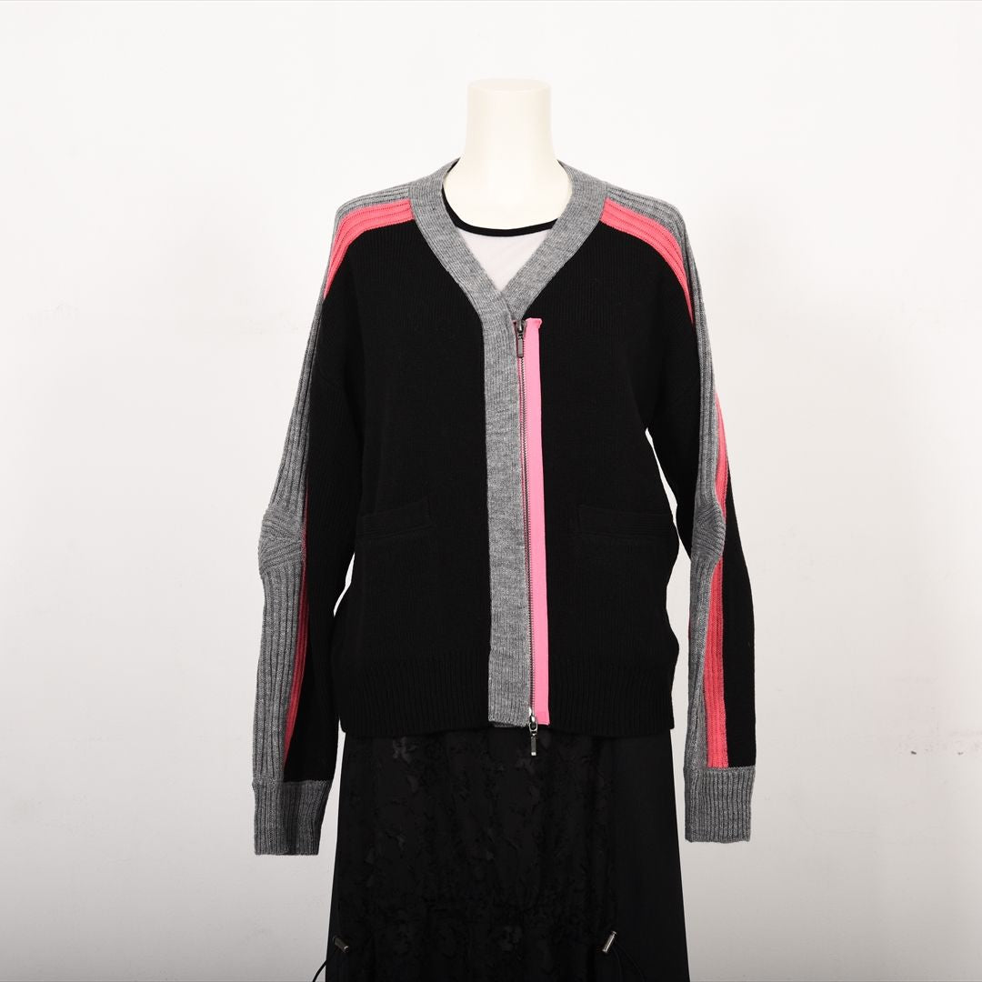 バイカラーファスナー　ニット　B DONNA　6053301