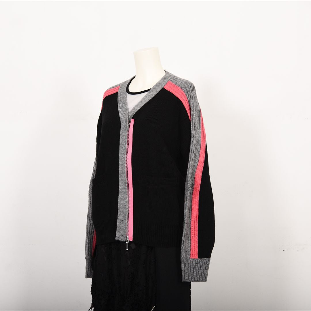 バイカラーファスナー　ニット　B DONNA　6053301