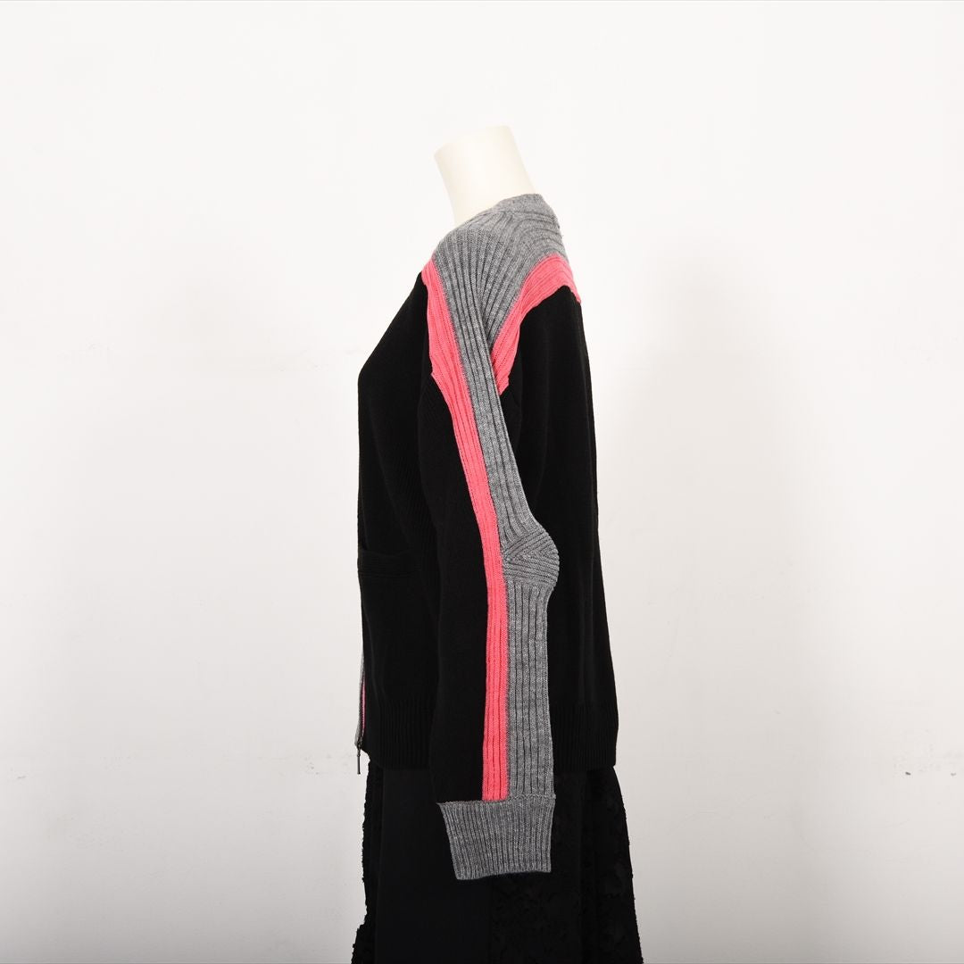 バイカラーファスナー　ニット　B DONNA　6053301