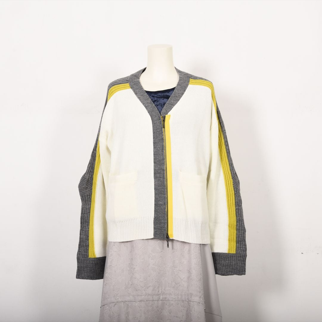 バイカラーファスナー　ニット　B DONNA　6053301