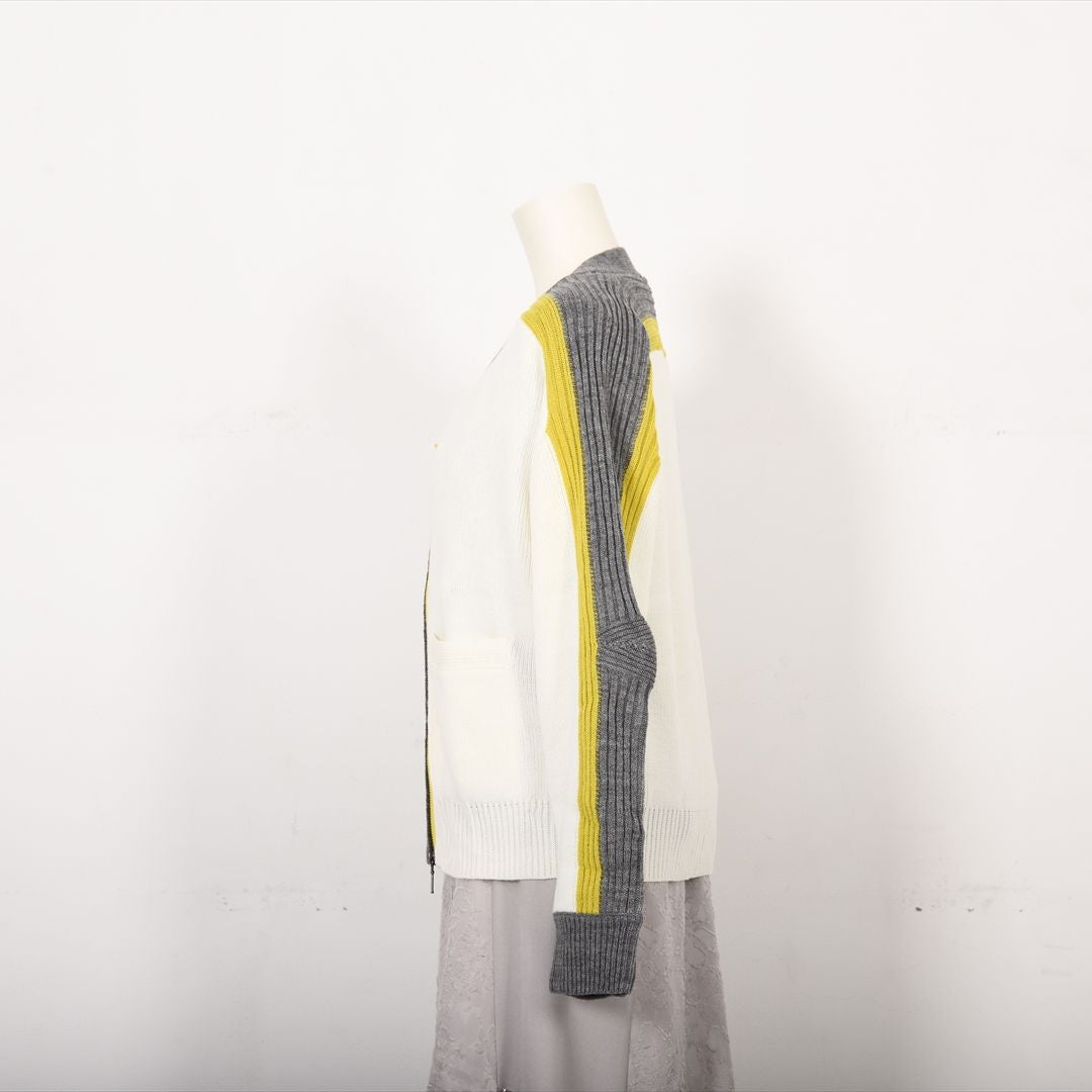 バイカラーファスナー　ニット　B DONNA　6053301