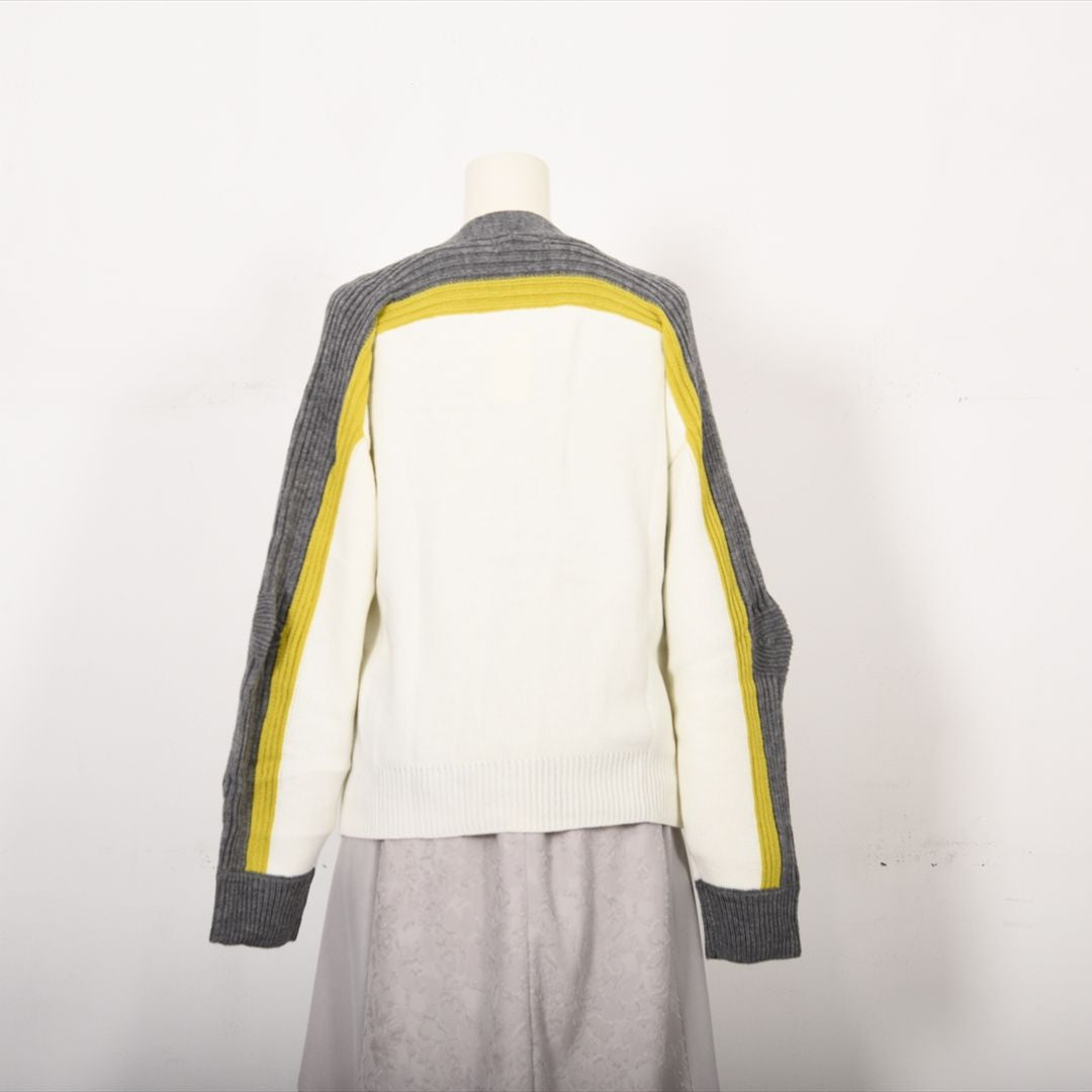 バイカラーファスナー　ニット　B DONNA　6053301