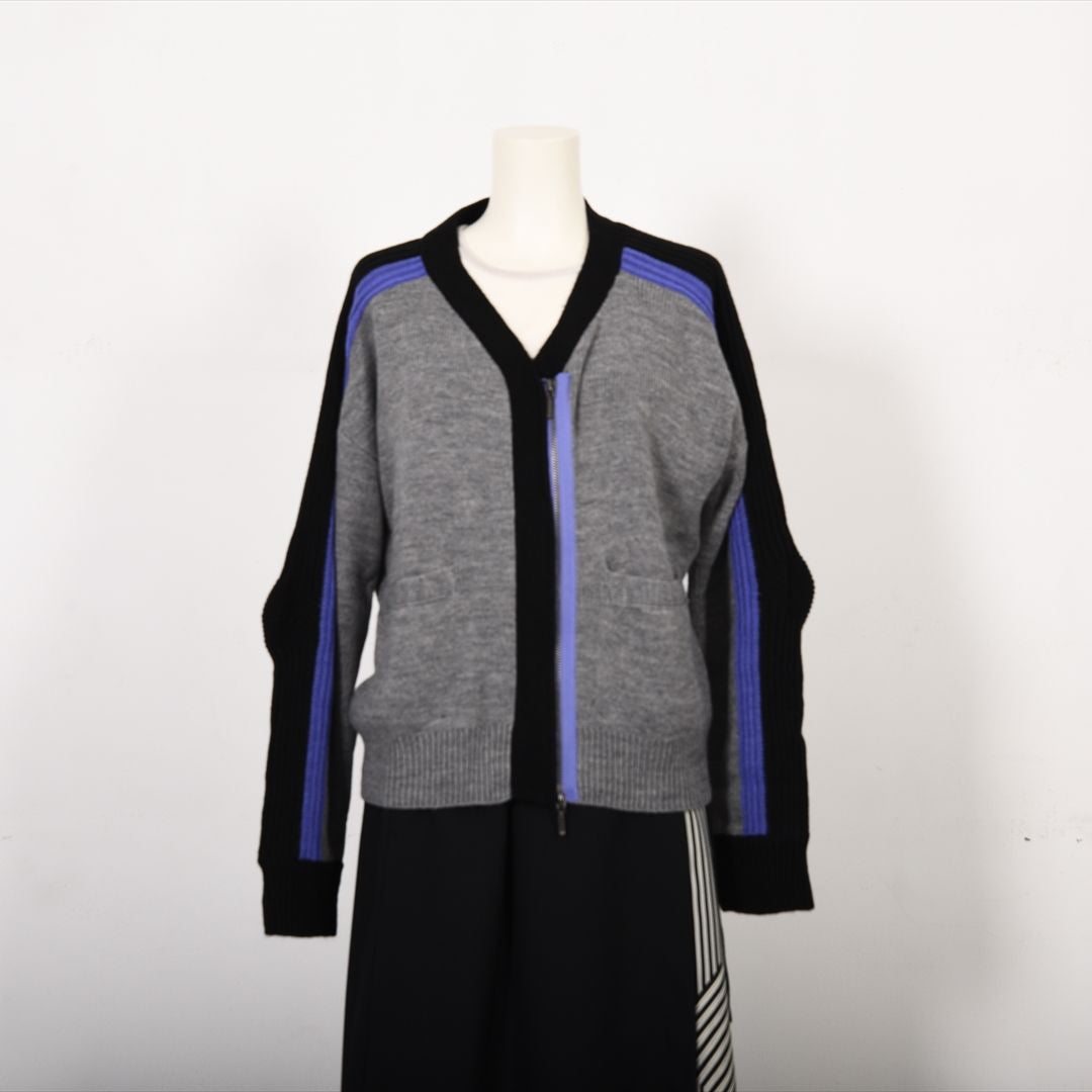 バイカラーファスナー　ニット　B DONNA　6053301