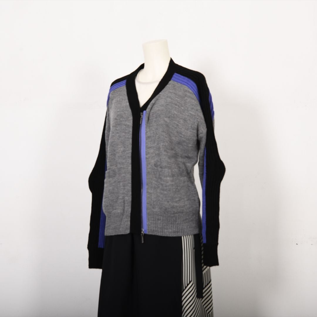 バイカラーファスナー　ニット　B DONNA　6053301