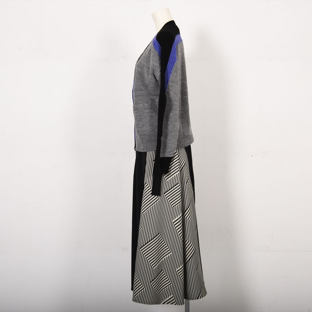 バイカラーファスナー　ニット　B DONNA　6053301