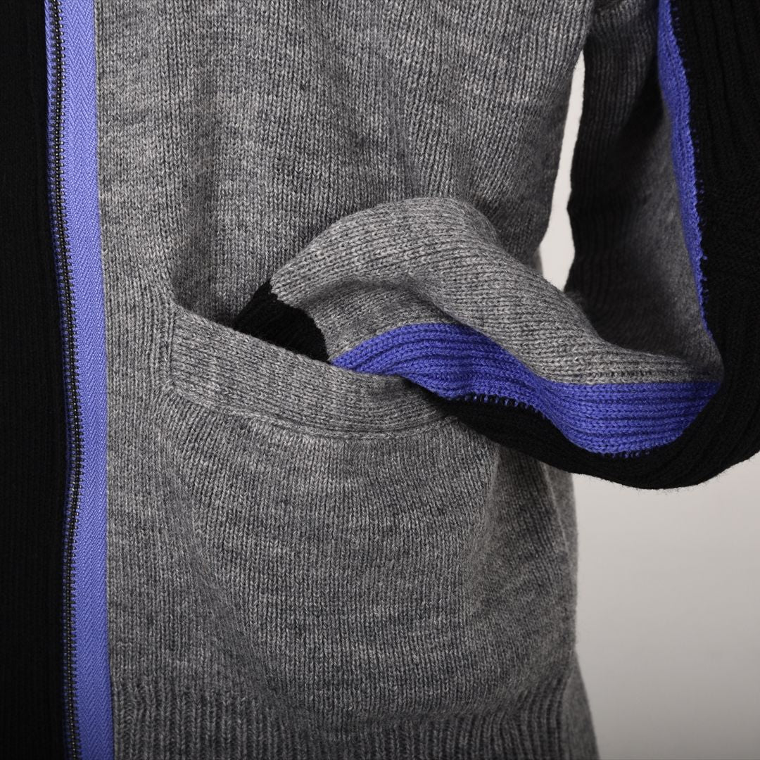 バイカラーファスナー　ニット　B DONNA　6053301