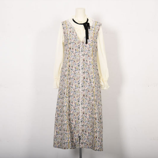 小花プリント コール天ワンピース　Dear Princess　3059309