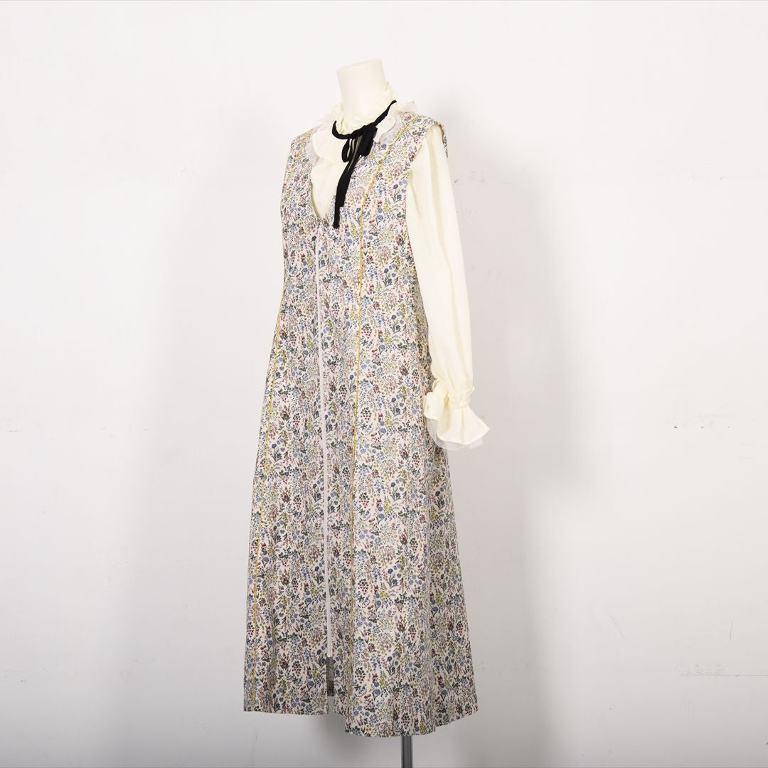 小花プリント コール天ワンピース　Dear Princess　3059309