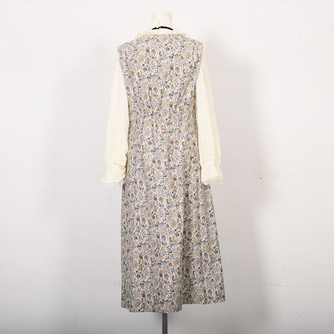 小花プリント コール天ワンピース　Dear Princess　3059309