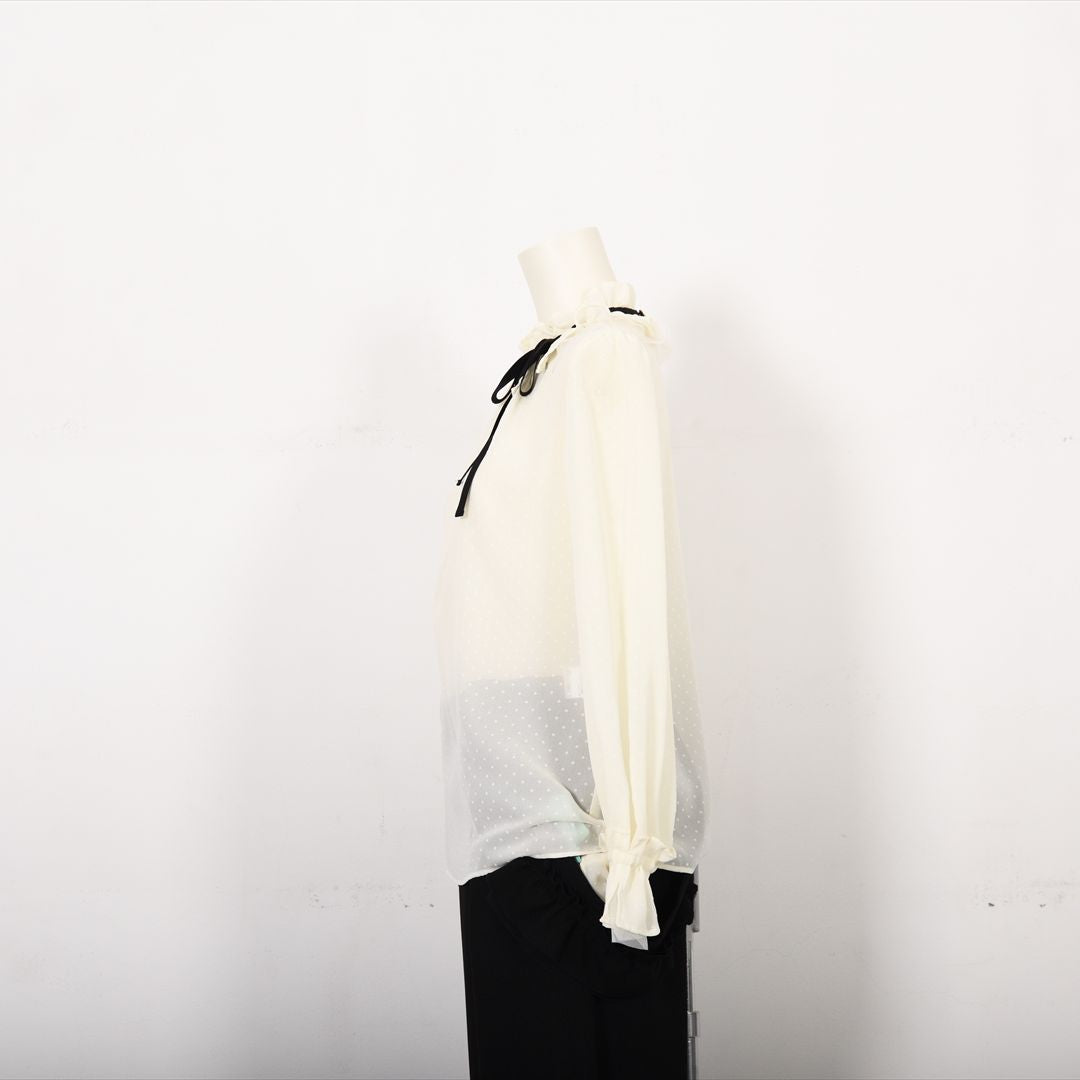 【new】ドットフロッキーブラウス　Dear Princess　3051304