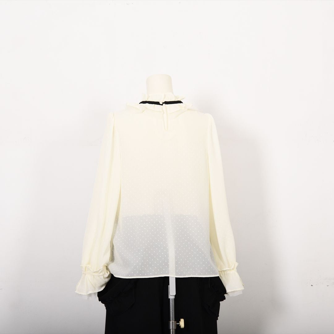 【new】ドットフロッキーブラウス　Dear Princess　3051304