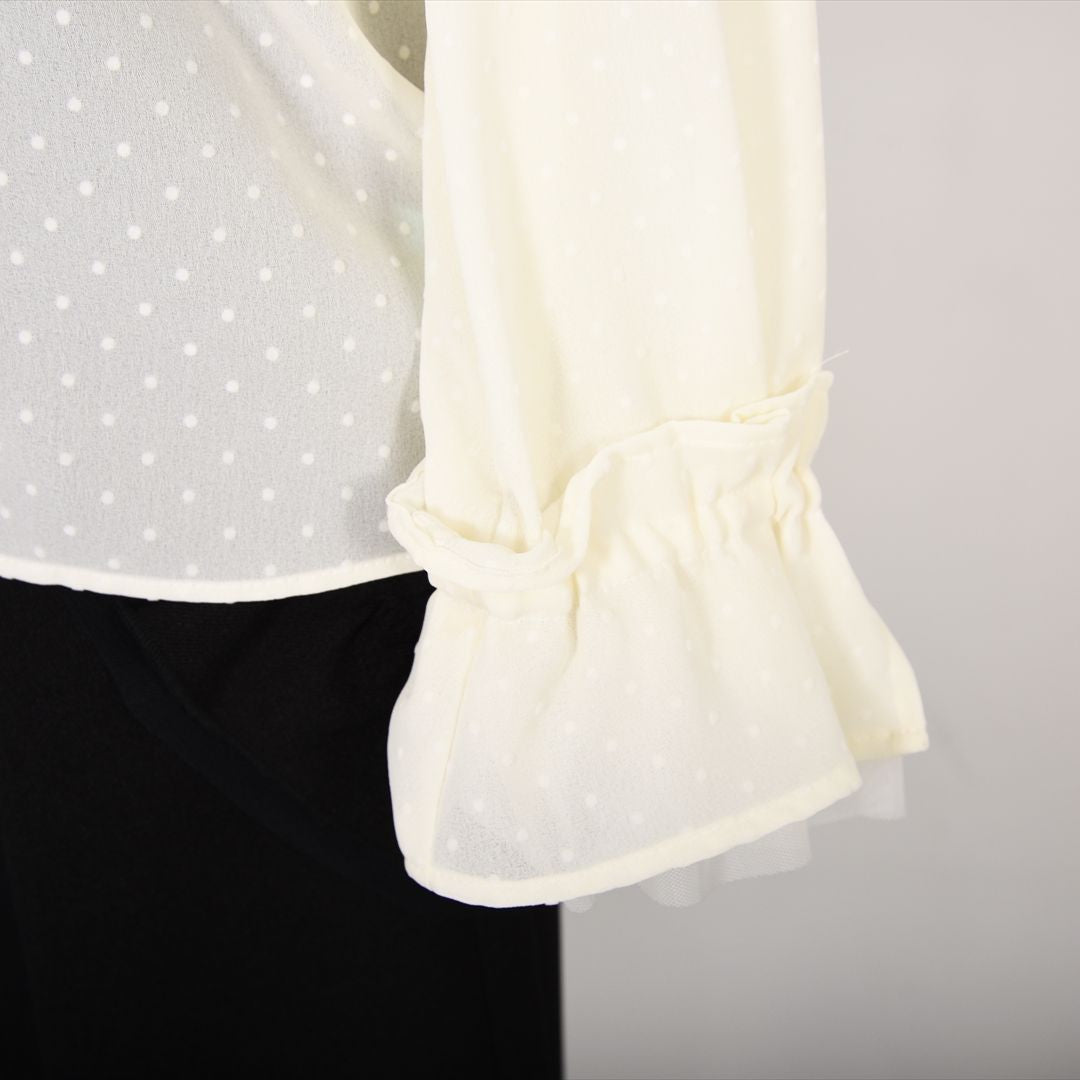 【new】ドットフロッキーブラウス　Dear Princess　3051304