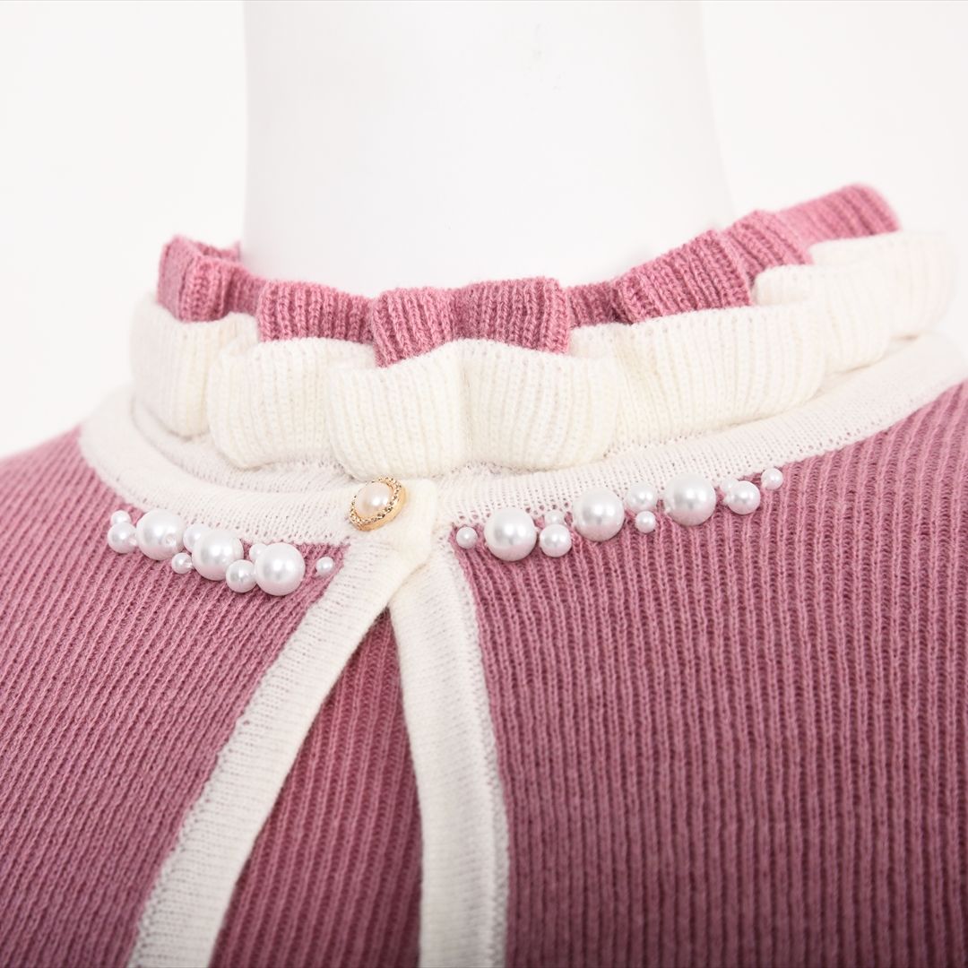 配色ライン　ニットカーディガン　Dear Princess　3053301