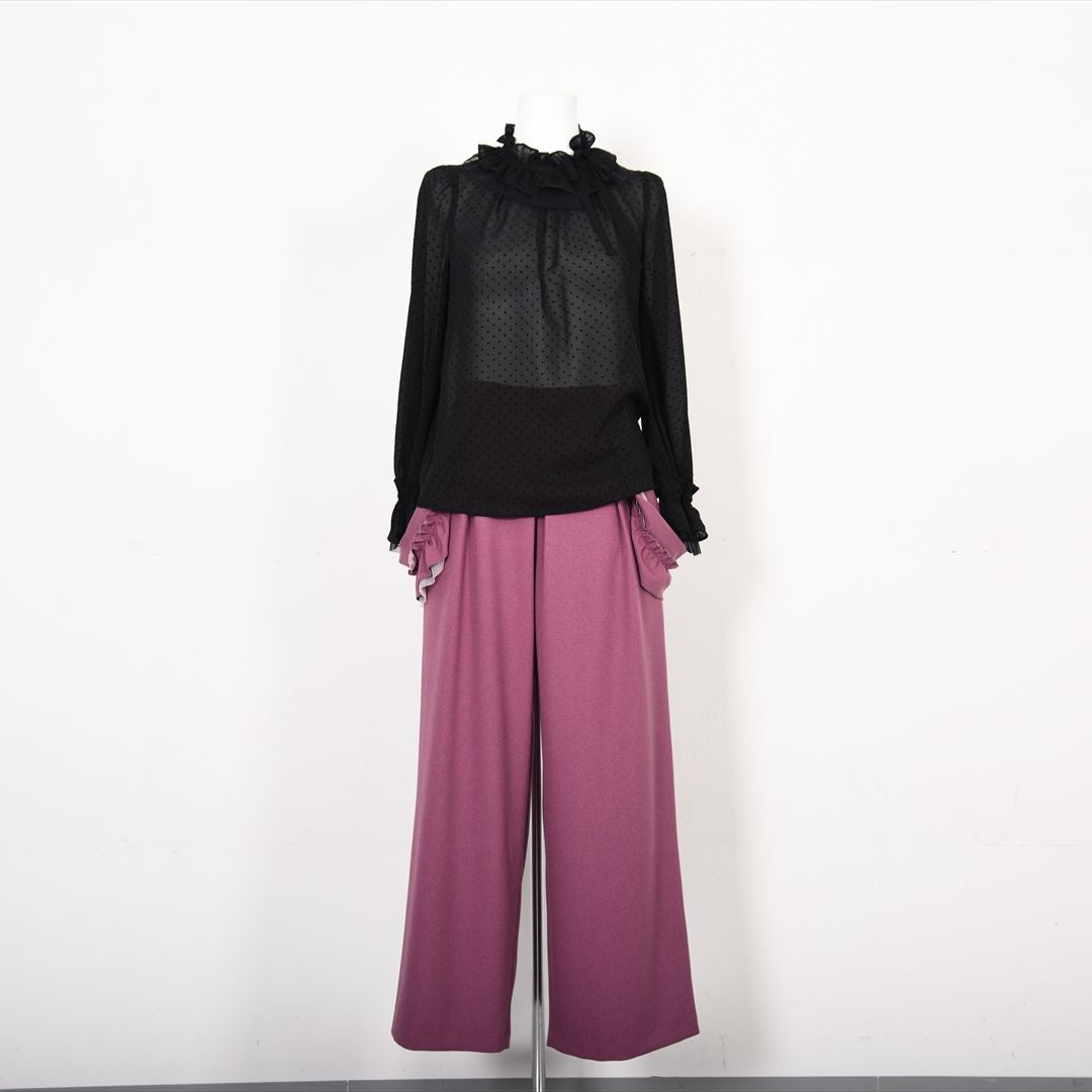 【new】ドットフロッキーブラウス　Dear Princess　3051304