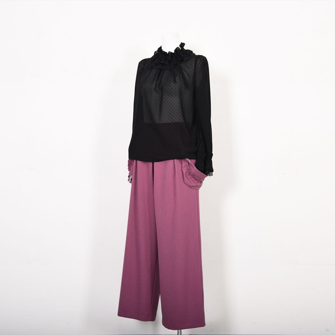 【new】ドットフロッキーブラウス　Dear Princess　3051304