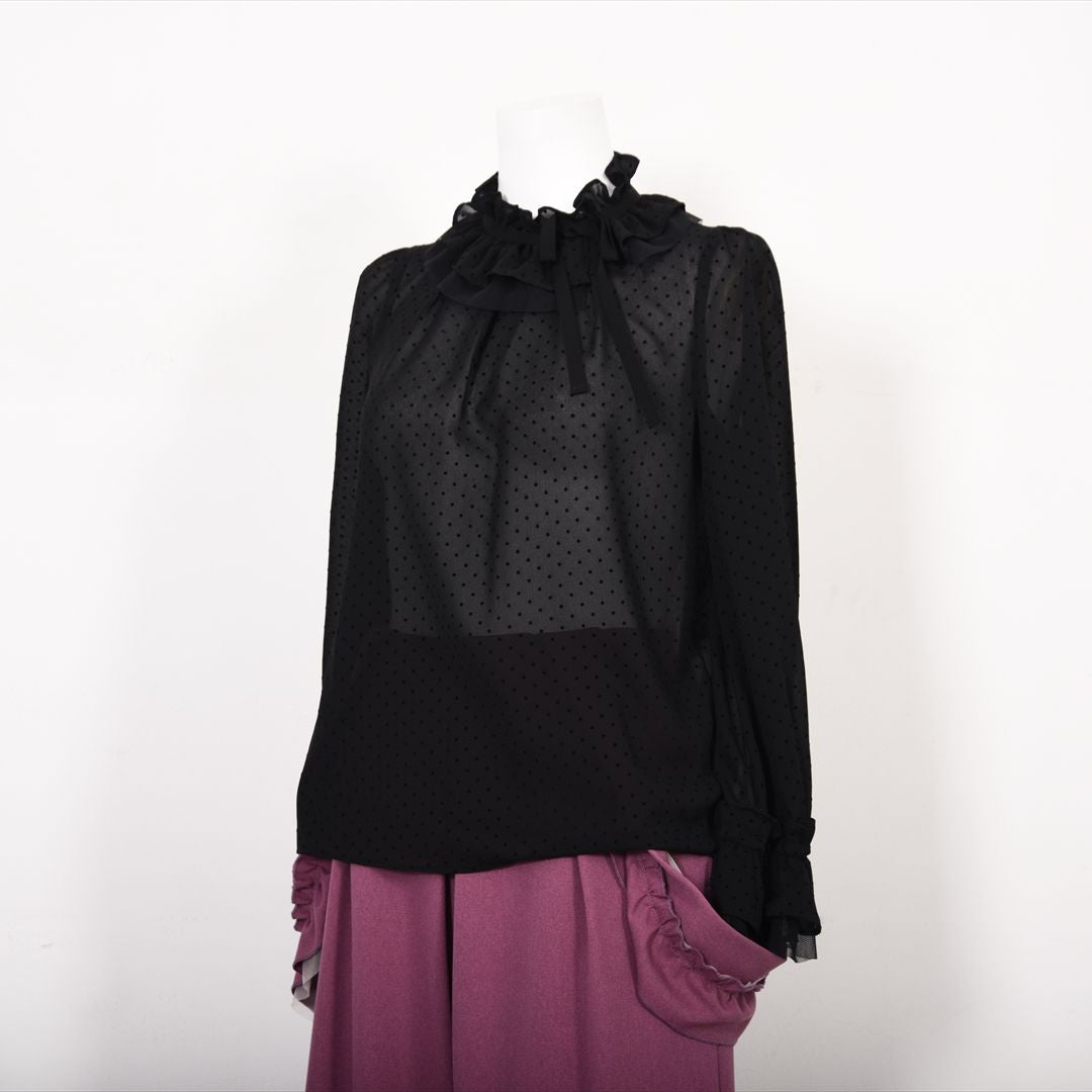 【new】ドットフロッキーブラウス　Dear Princess　3051304