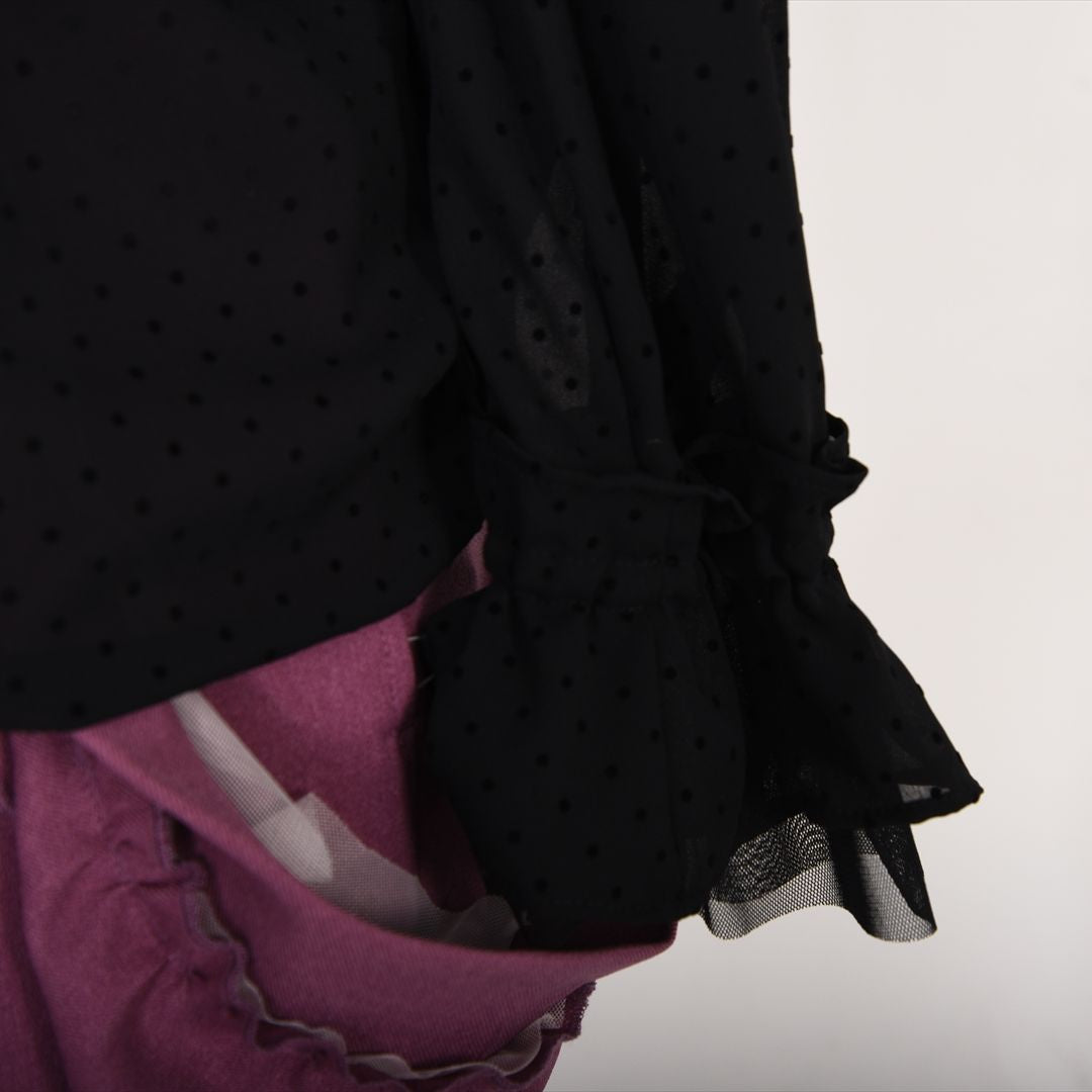 【new】ドットフロッキーブラウス　Dear Princess　3051304