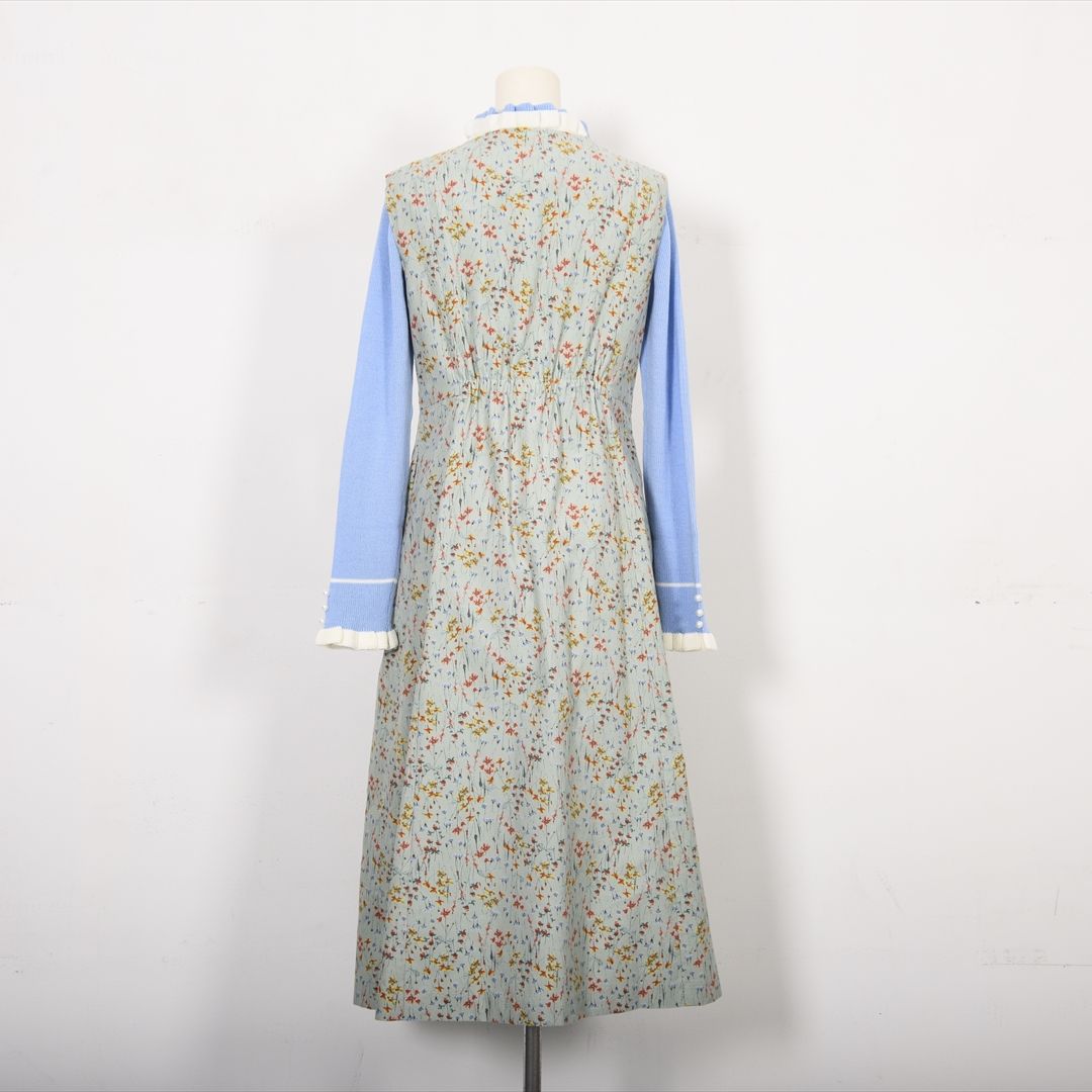 小花プリント コール天ワンピース　Dear Princess　3059309