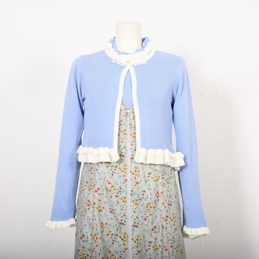 dear princess 赤レースセーターとカーディガン dear princess 赤レースセーターとカーディガン