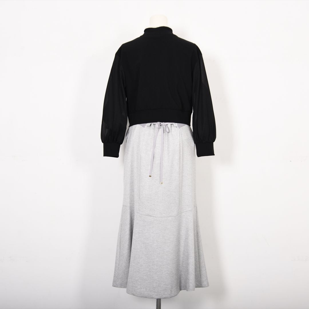 シアー袖Vネックカーディガン　Dear Princess　3051307