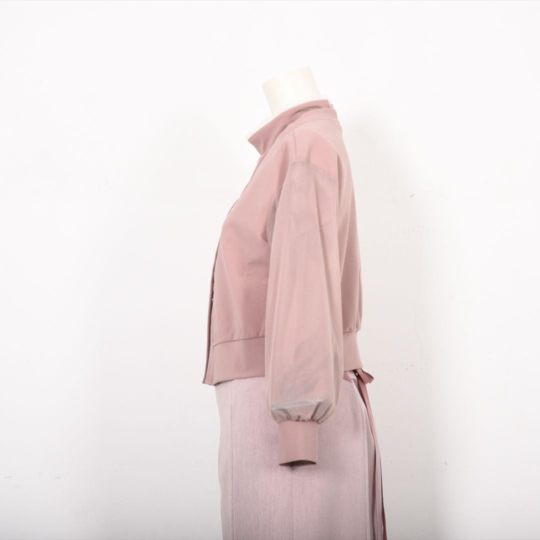 シアー袖Vネックカーディガン　Dear Princess　3051307