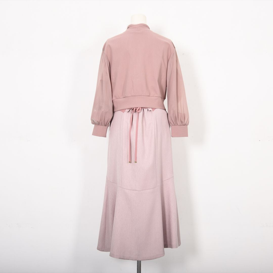 シアー袖Vネックカーディガン　Dear Princess　3051307