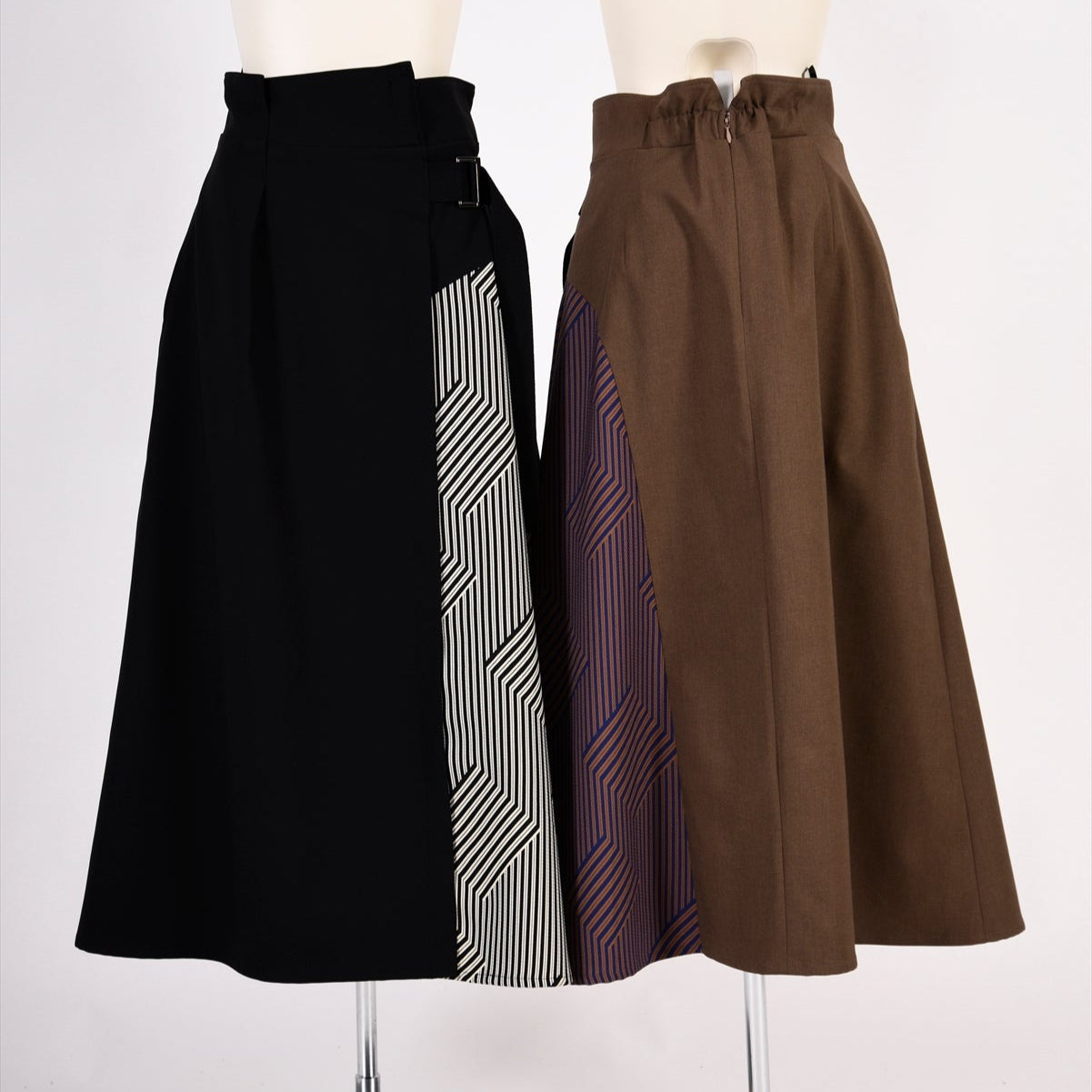 ジオメトリック　ラップスカート　B DONNA　6055102