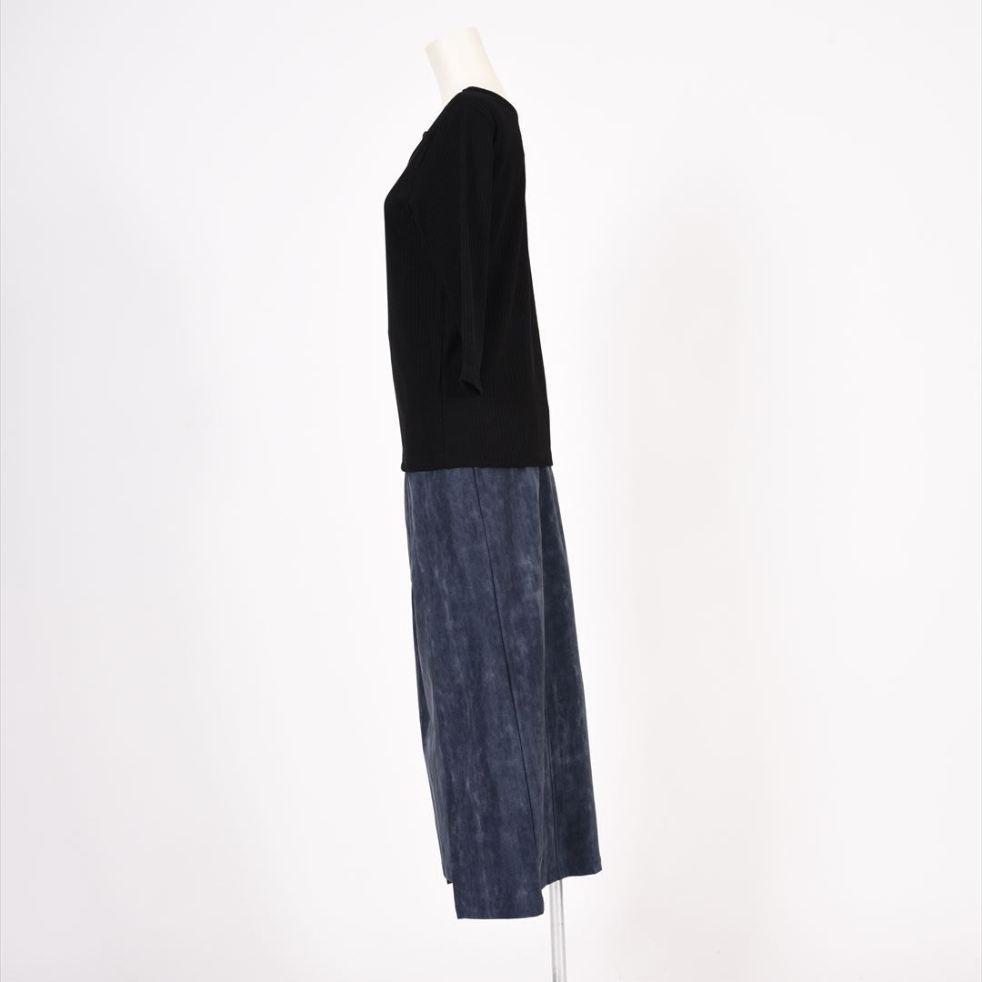 メイストレッチリブ　カシュクール風カットソー　B DONNA　6052106