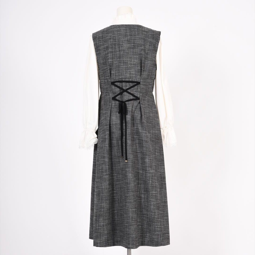 フルジップ　ツイードワンピース　Dear Princess　3049124