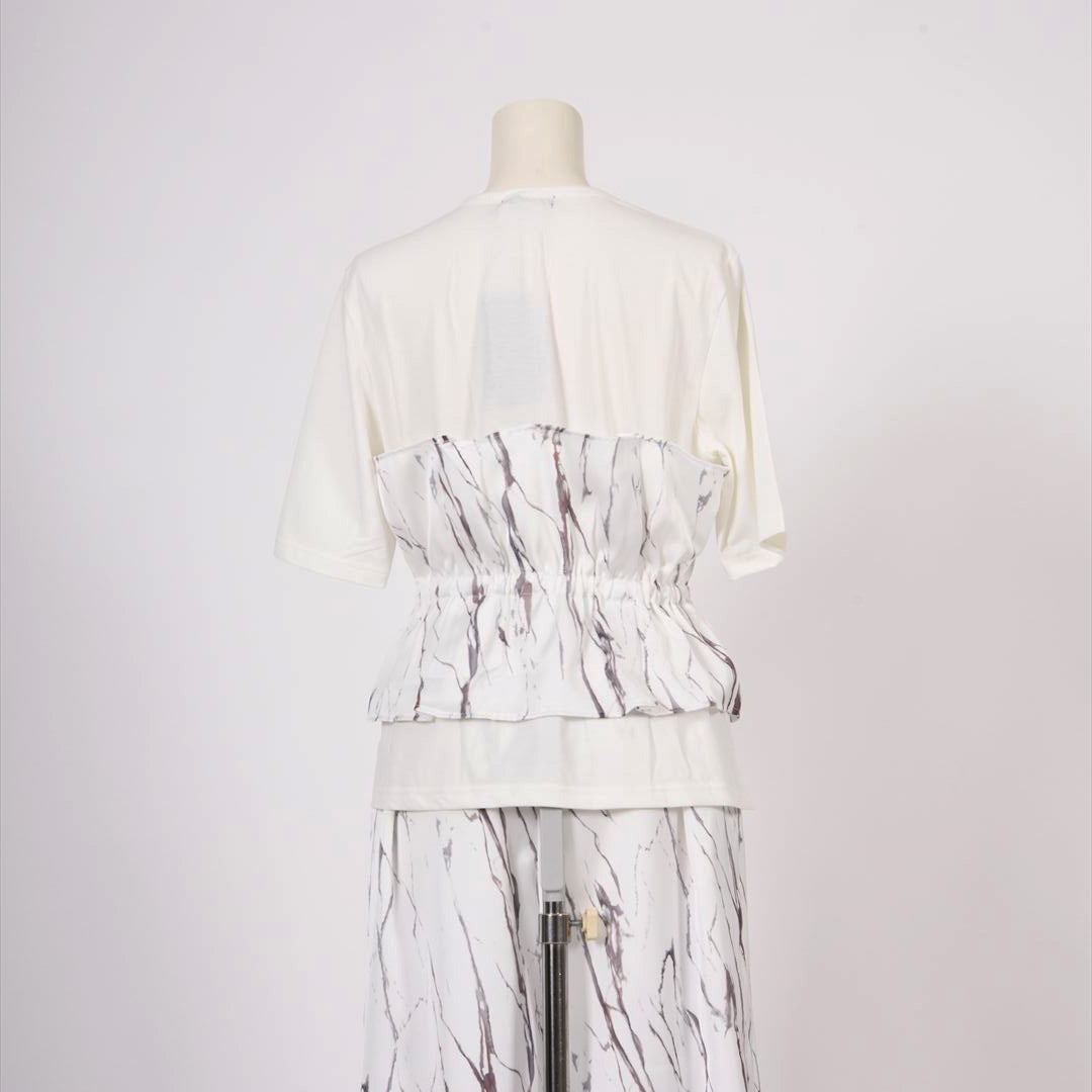 ビスチェ風　カットソー　B DONNA　6052104