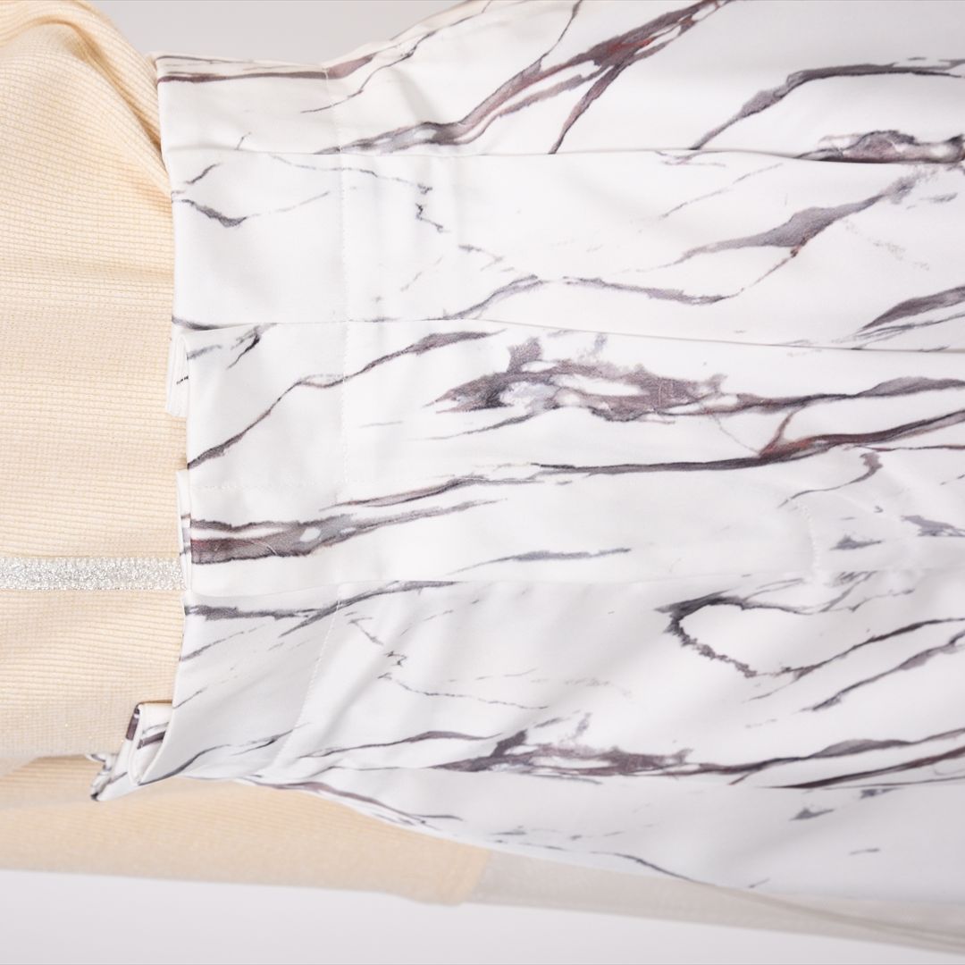 総柄　フレアパンツ　B DONNA　6056100